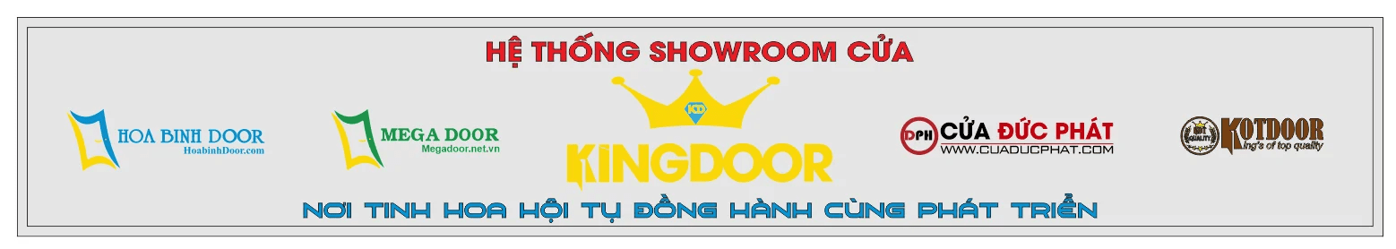 logo thương hiệu hệ thống kingdoor