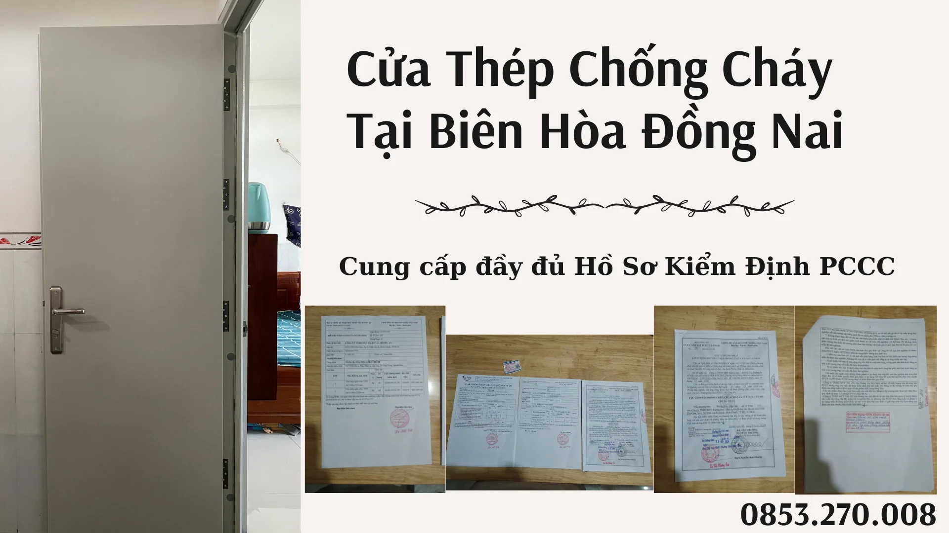 Cửa Thép Chống Cháy Tại Biên Hòa – Đồng Nai | Đạt chuẩn PCCC