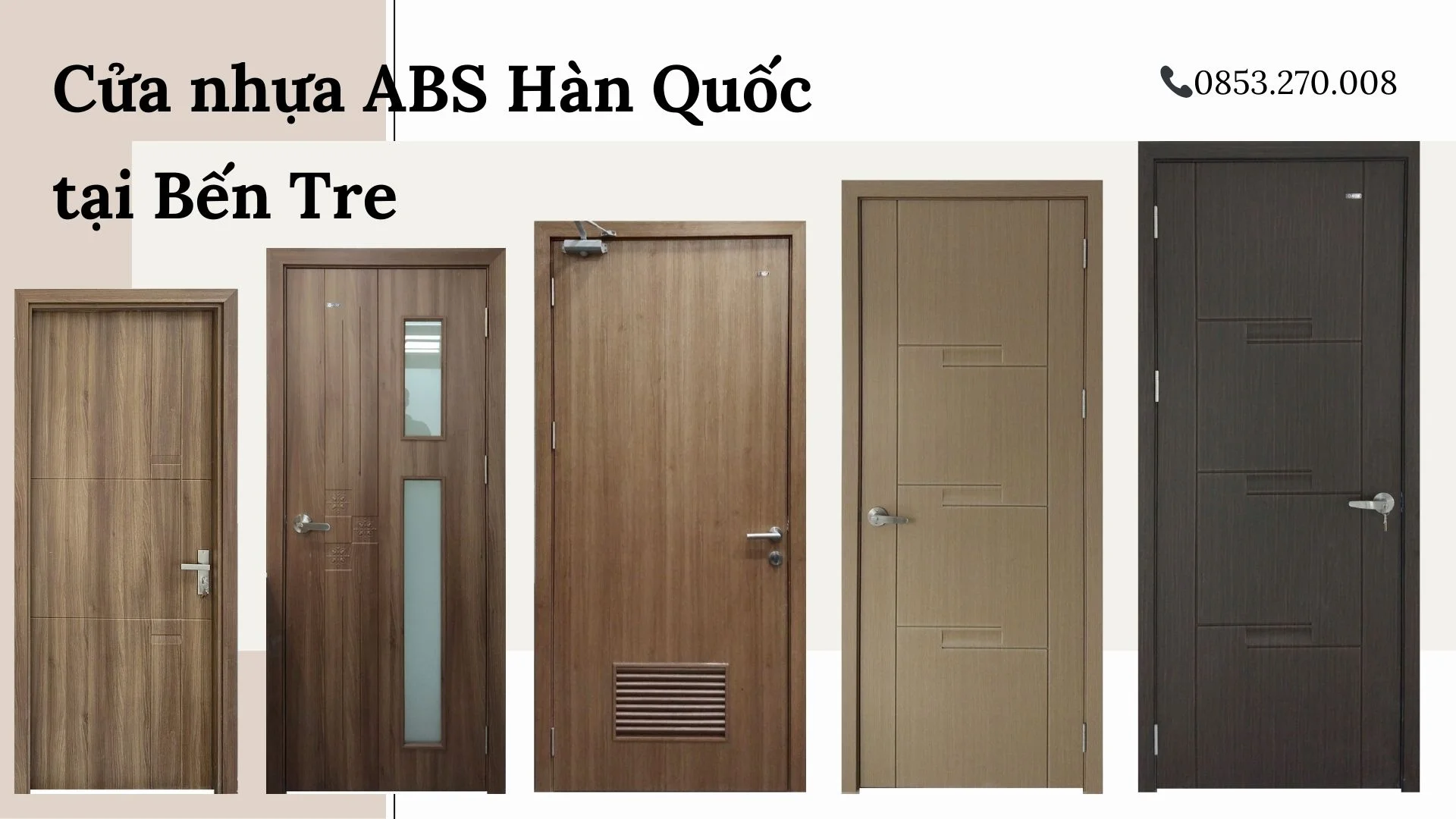 Cửa nhựa ABS Hàn Quốc KOS | tại Bến Tre