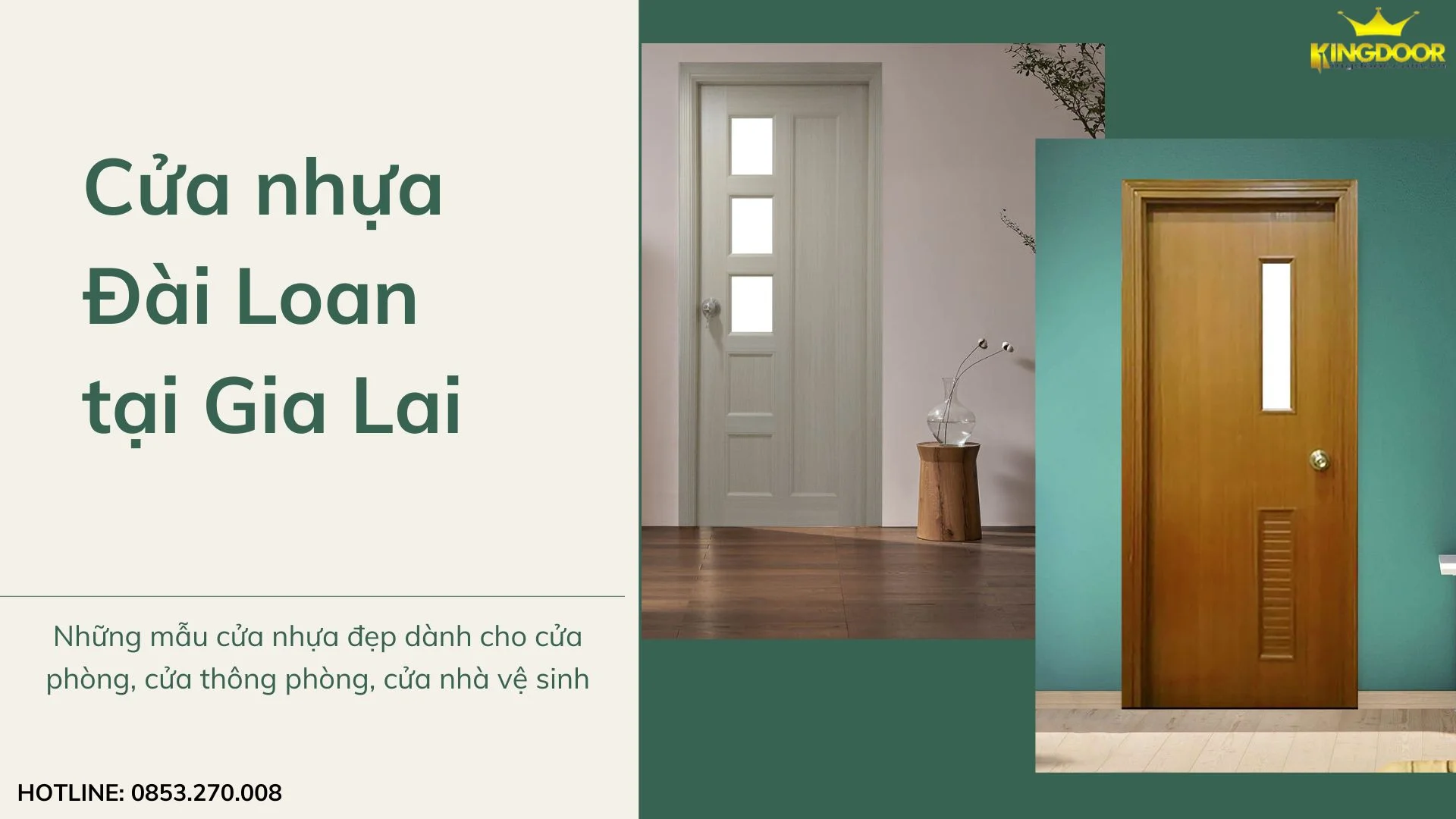 Cửa Nhựa Đài Loan tại Gia Lai | Cửa Đẹp Giá Rẻ