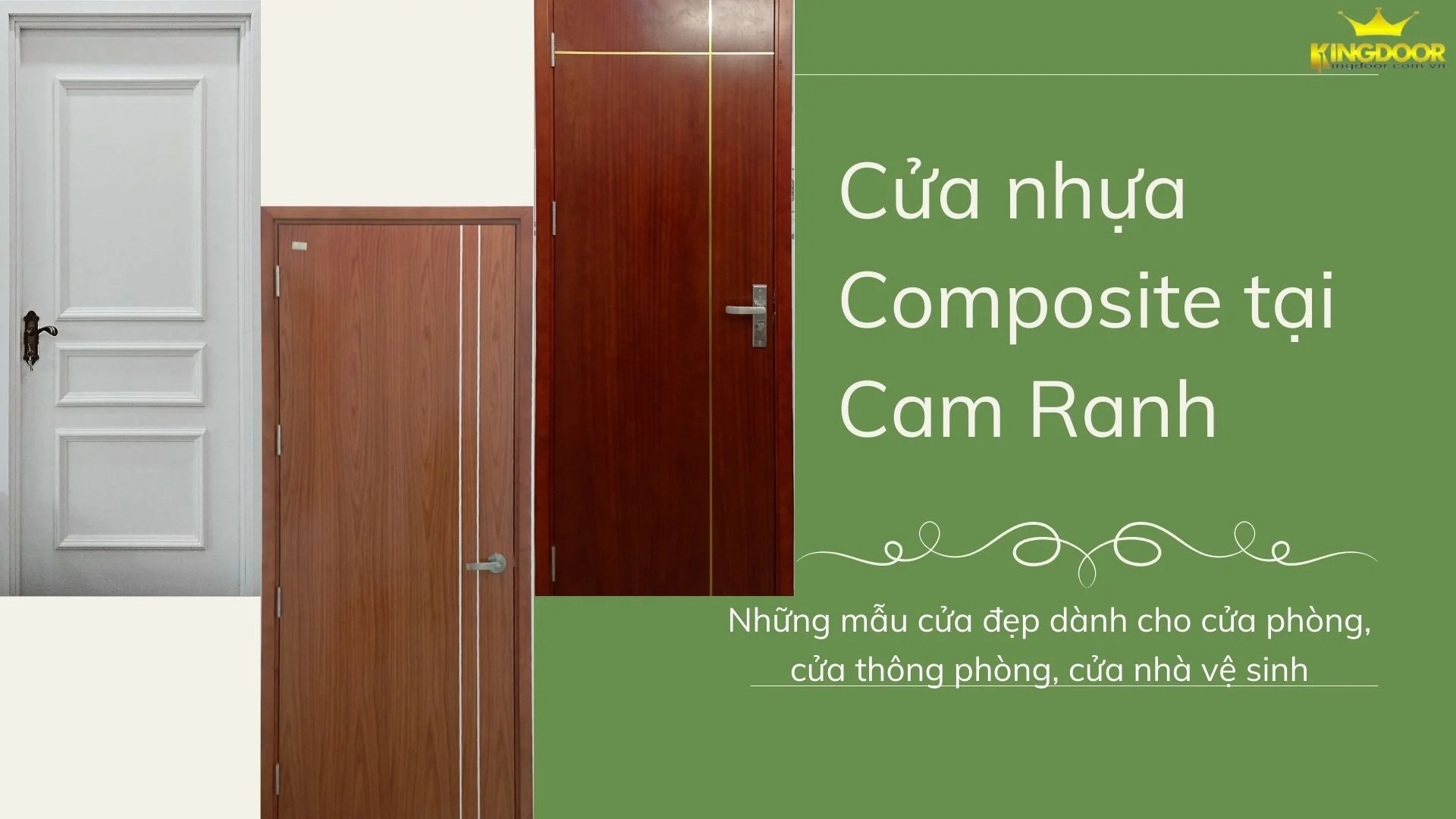 Cửa nhựa Composite tại Cam Ranh | Mẫu cửa phòng ngủ đẹp