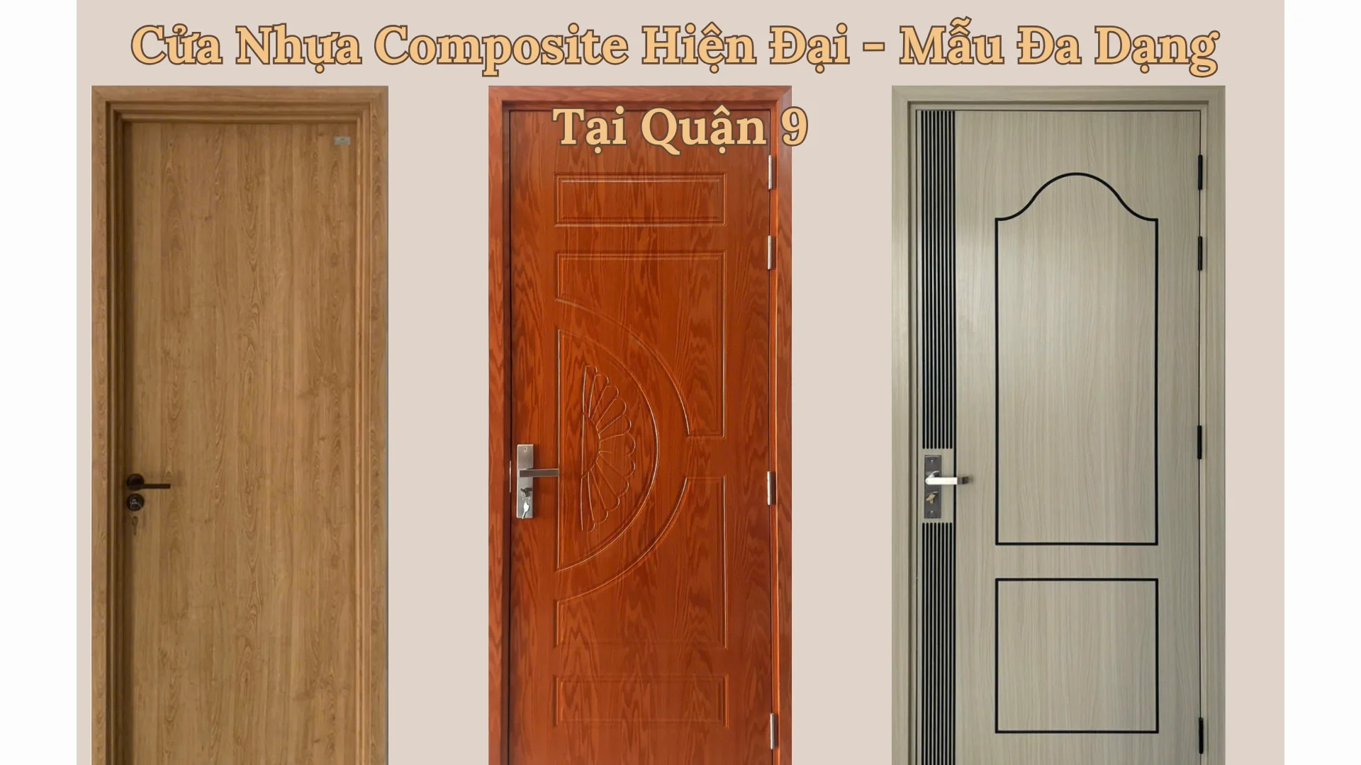 Cửa Nhựa Composite Hiện Đại – Mẫu Đa Dạng Ở Quận 9