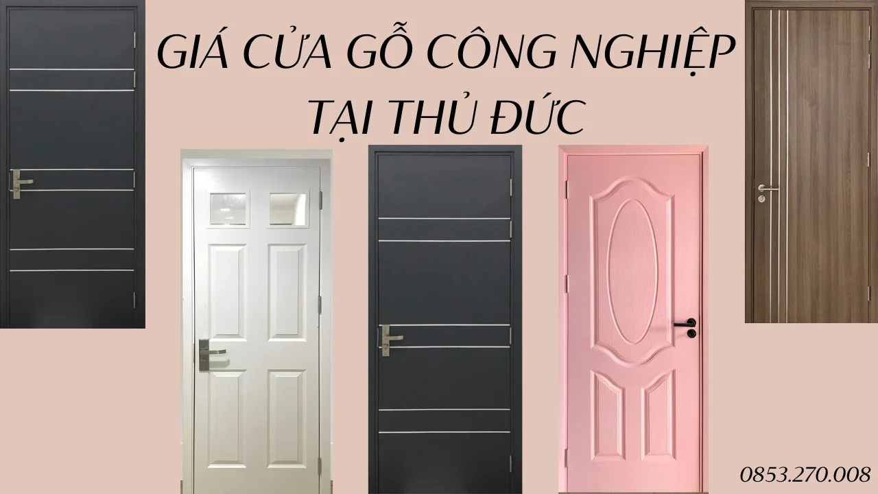 Giá Cửa Gỗ Công Nghiệp Tại Thủ Đức Mới Nhất