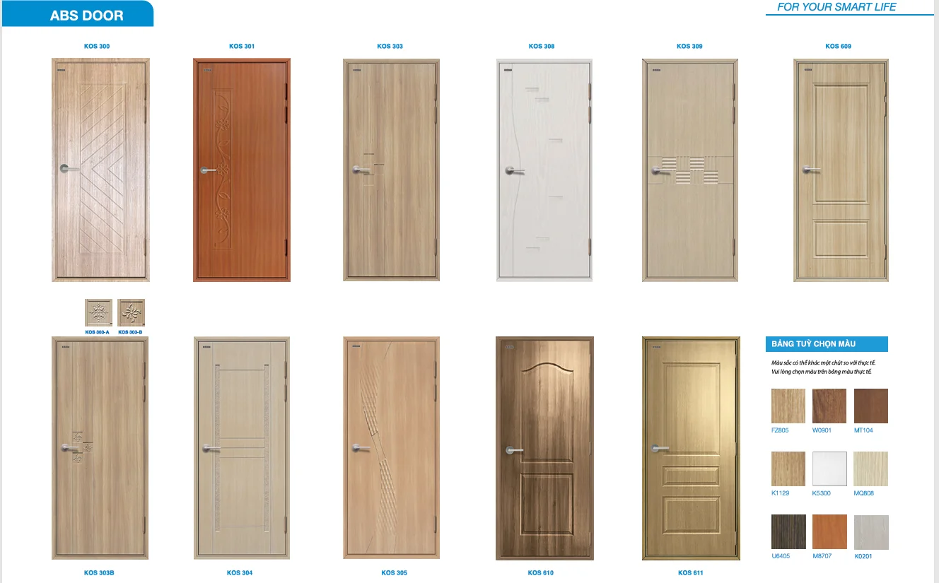 Cửa Nhựa ABS Hàn Quốc – Giá Mới Nhất 2025 Cửa Nhựa ABS Hàn Quốc – Giá Mới Nhất 2025